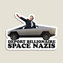 Deport Elon Musk Magnet Colorful Refrigerator Children Funny for Fridge Organizer Stickers Cute Holder Magnetic Baby Home Toy