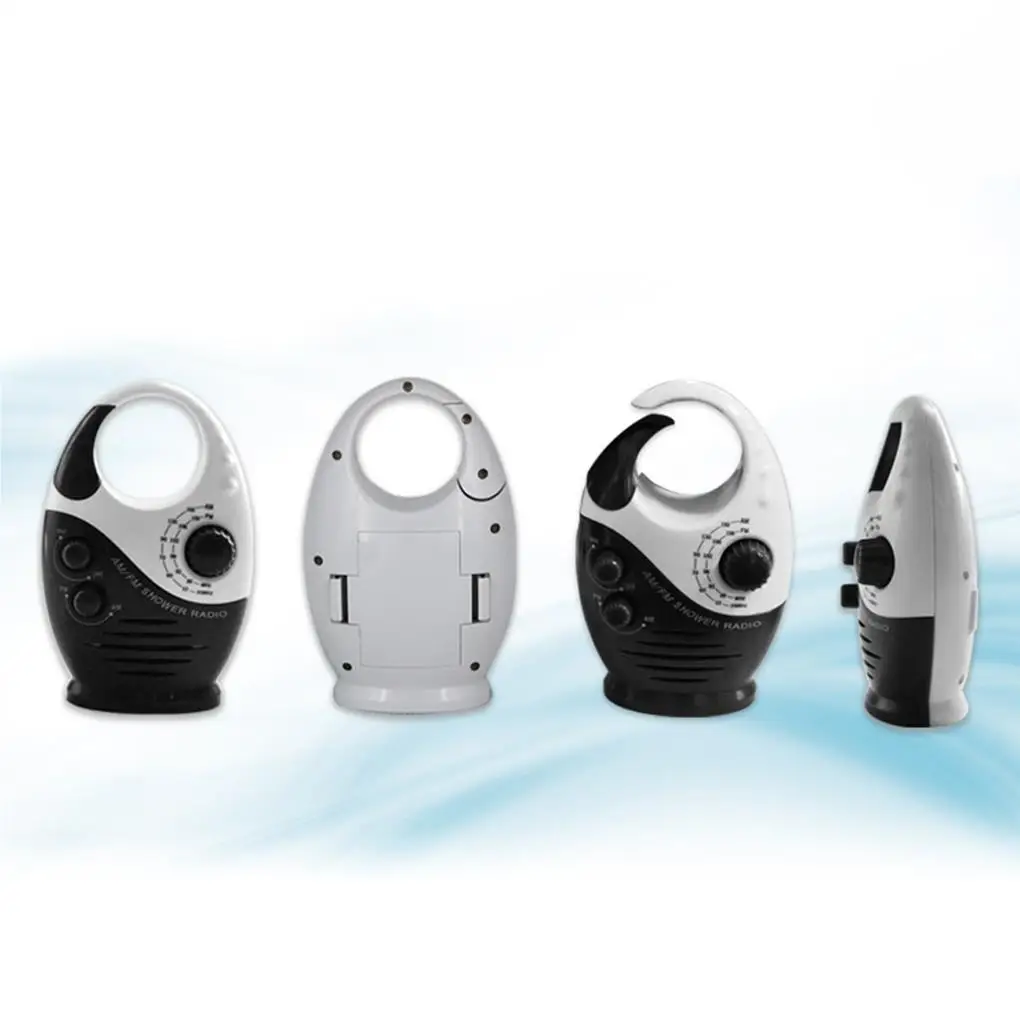 Radio portable Splash Verde pour HOCabin, radio de musique de douche FM AM, haut-parleurs Hi-Fi, récepteur Scratch Verde