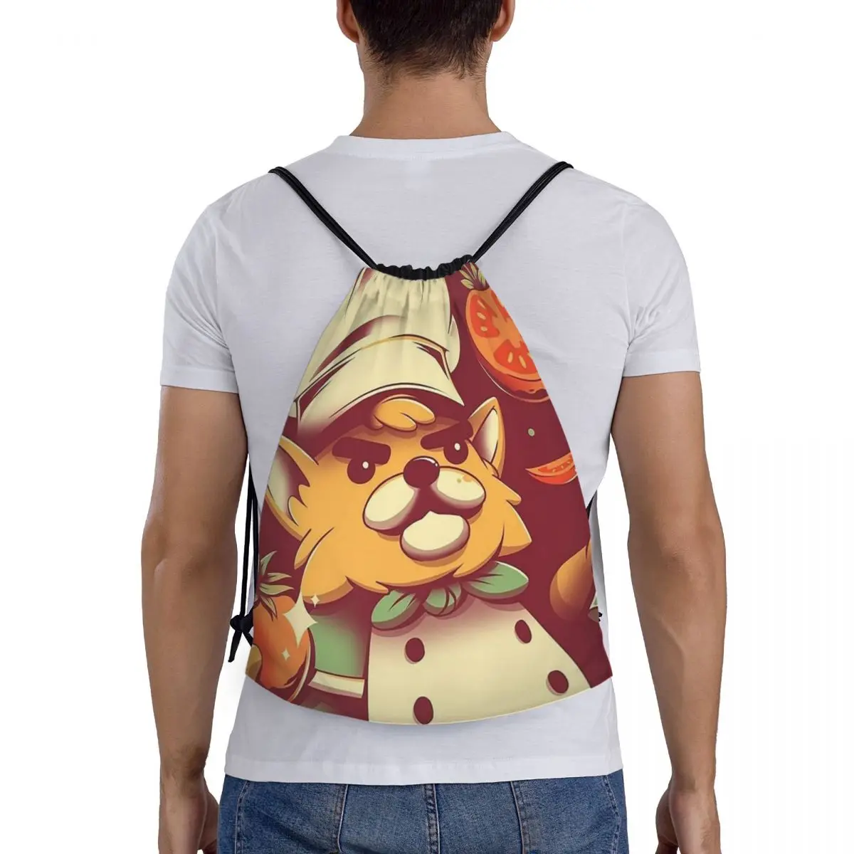 

Рюкзаки King Kevin (Overcooked), повседневные портативные сумки на шнурке, спортивная сумка, сумки для книг для мужчин и женщин, школьные