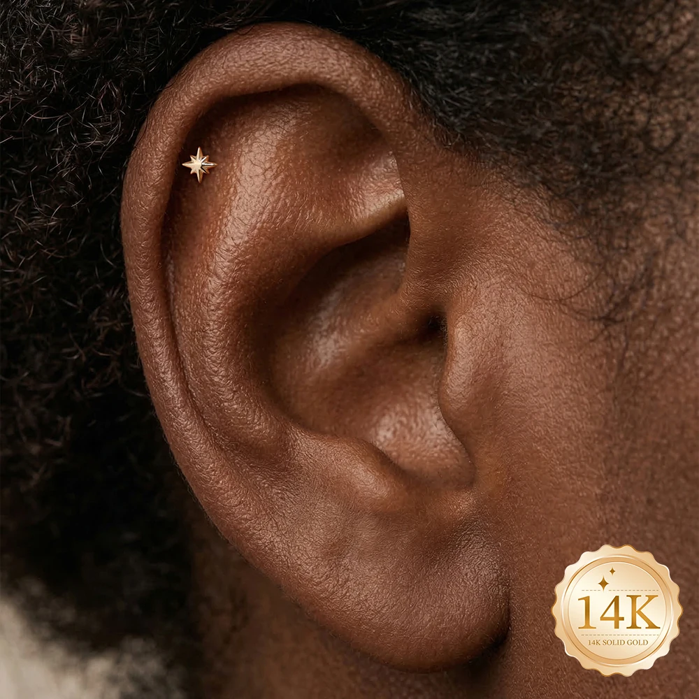CANNER 1 SZT. 14K Złoto Próby – Body Jewelry Hypoallergenic recenzja i cena