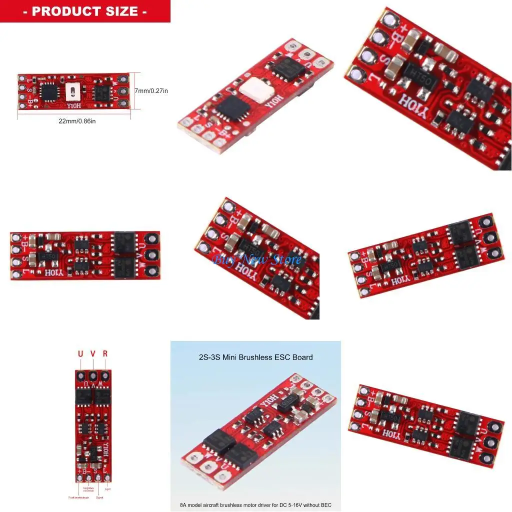 

20CE 2S-3S ESC for Mini Brushless Motors Including 1104 1106 1306 1407 1503 Motors