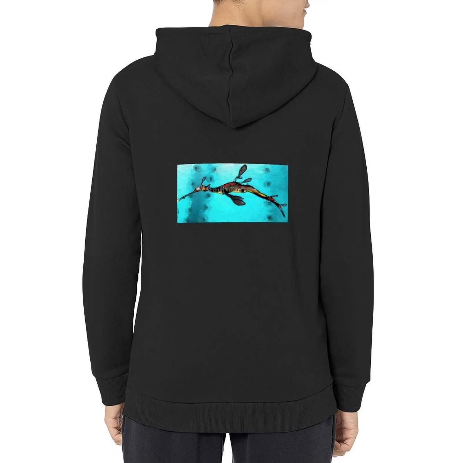 

Diving Seahorse Star Art Hoodie men clothes japanese style graphic t shirts men autumn oversized hoodie