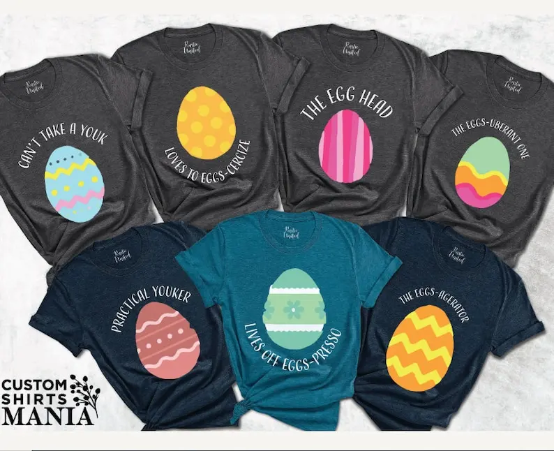 

Family Easter Shirts, Easter Matching Eggs Shirts,Funny Easter Family Shirts,Matching Family Tees,Easter Day Shirt,Egg Hunt