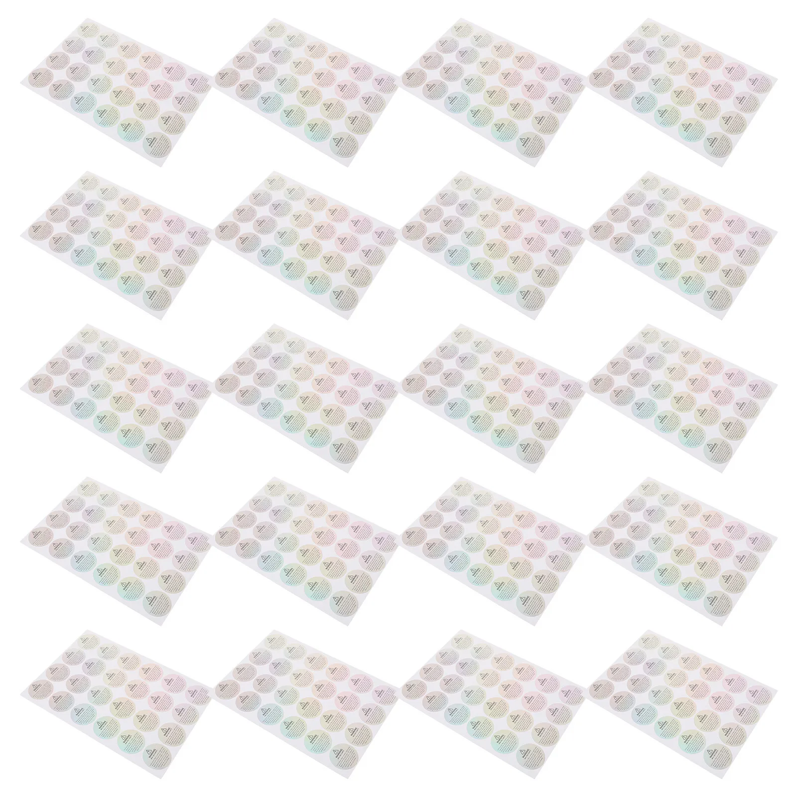 สติกเกอร์เตือนภัยโฮโลแกรม 20 ชิ้น ป้ายเตือนความปลอดภัยสำหรับการทำเทียนหอม DIY ป้ายเตือนความปลอดภัยสำหรับเด็ก