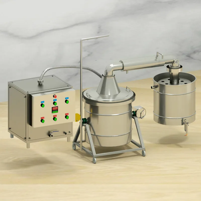 YJQ large winery brewing equipment stainless steel Baijiu distiller automatic steam engine