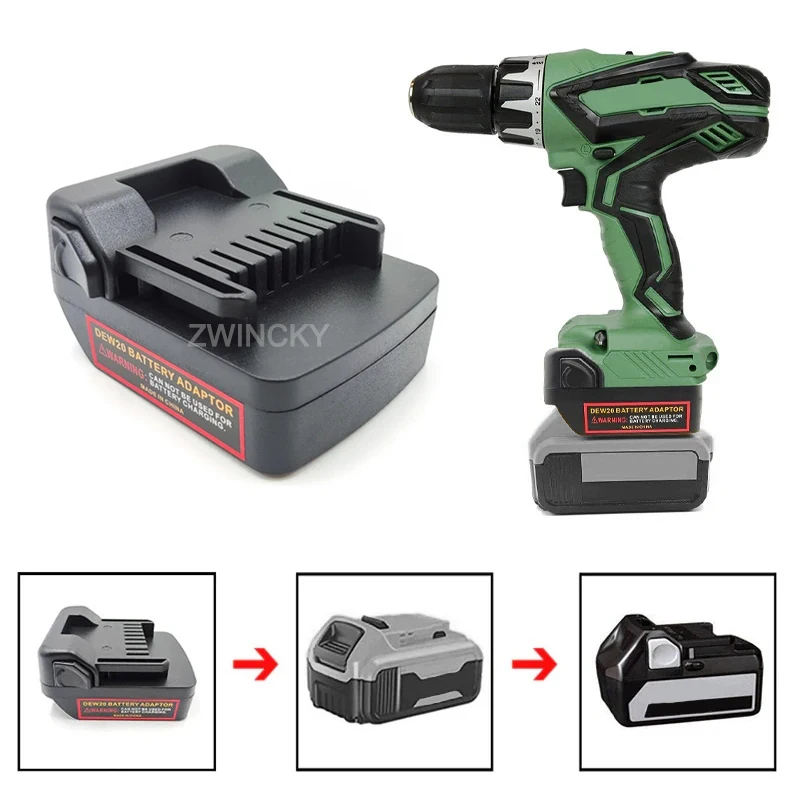 Battery Adapter Converter For Makita/Dewal/Milwaukee to for Hitachi/Hikoki, For Hitachi/Hikoki to for Makita/Dewal/Milwaukee