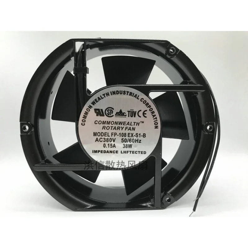 H  FOR  COMMONWEALTH ROTARY FAN FP-108EX-S1-B AC 220/240V 38W 0.22A 170*150*51mm