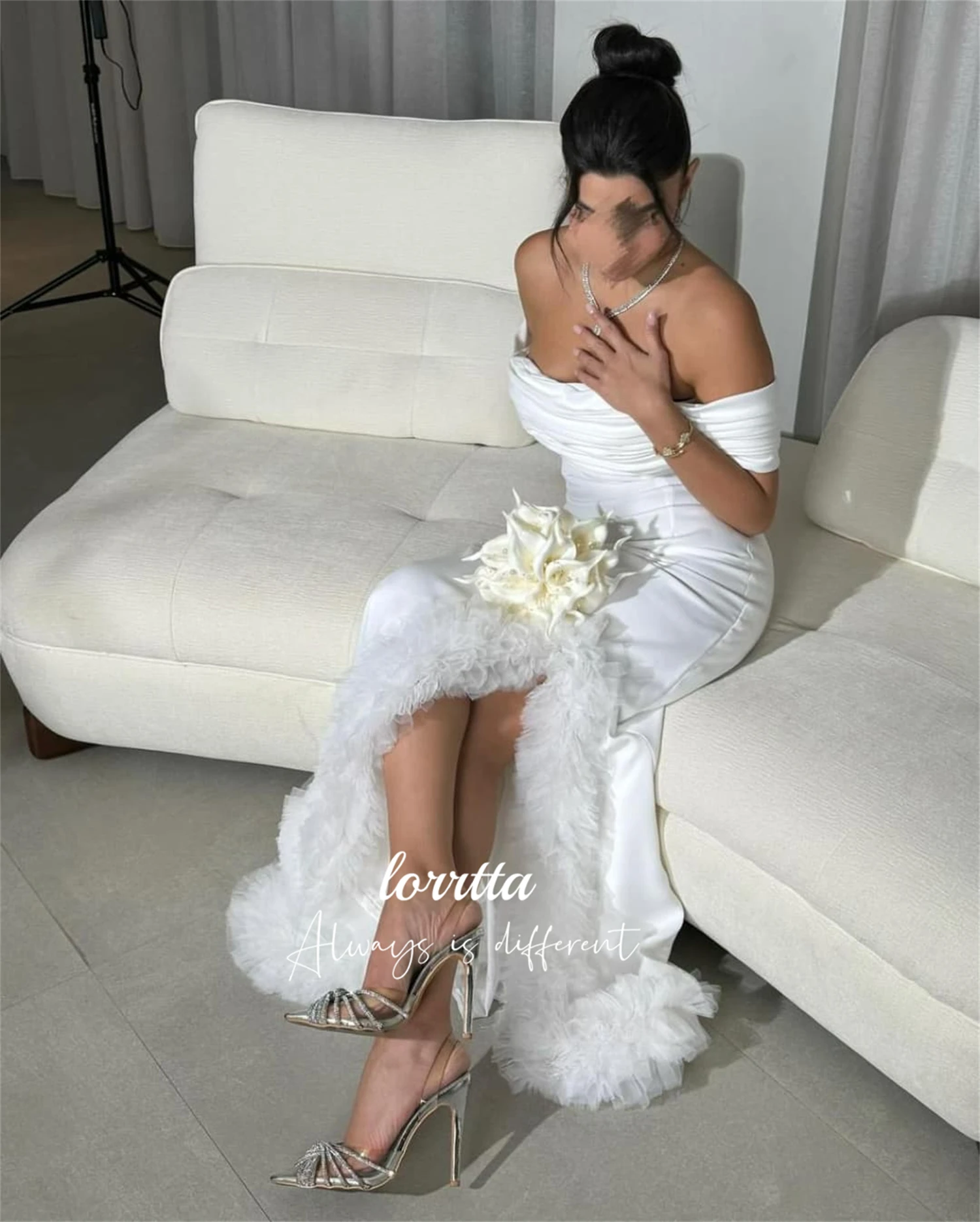 

Lorrtta Elegant Wedding Party Dress Grace Evening Fishtail Cut Prom Dresses 2025 Women Robe Soiree Robes De Cocktail Customized