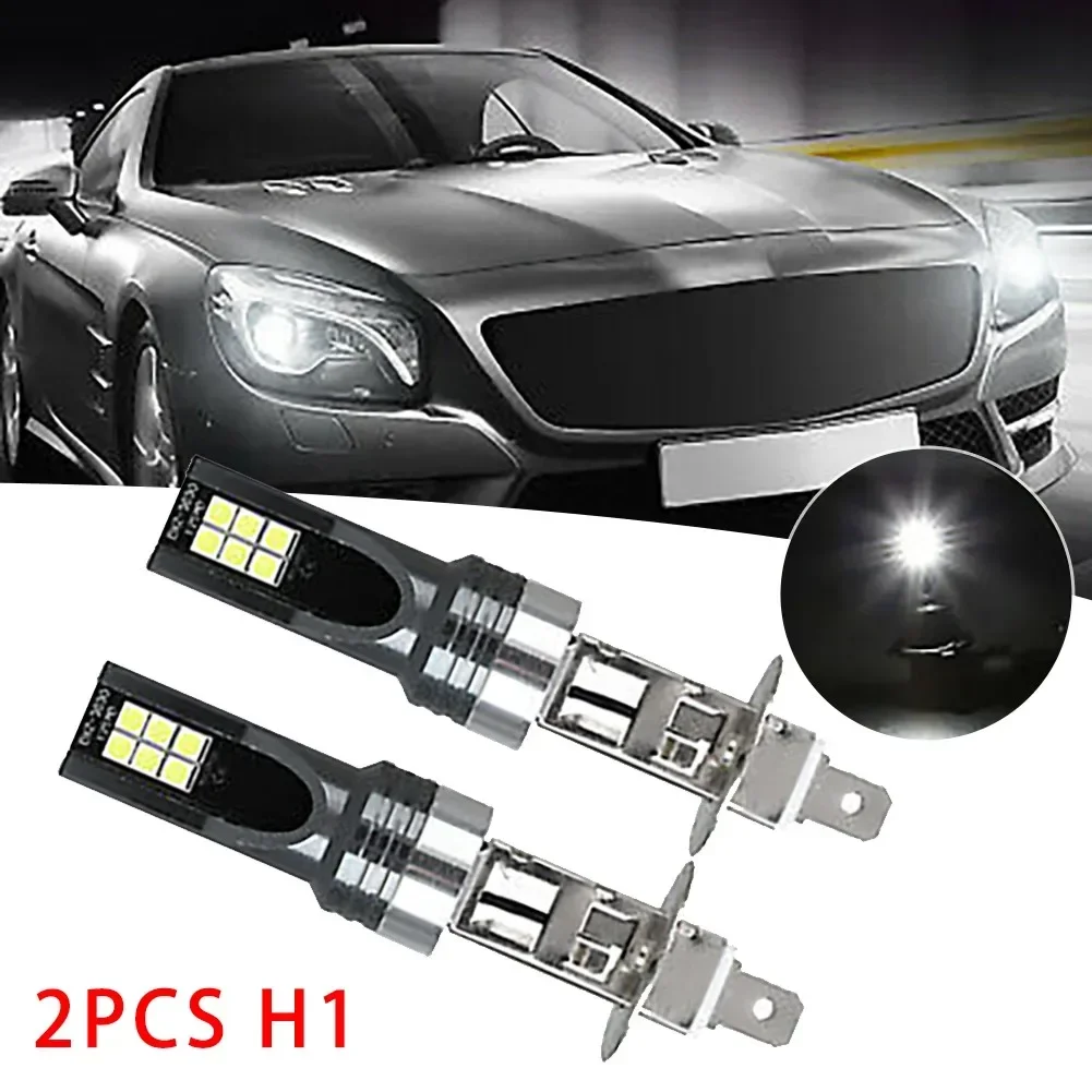 

2pcs H1 50W LED Headlight Bulbs Conversion Kit 14000LM 6500K White 360 Degree High Low Beam Lamp High Brightness For Various Car