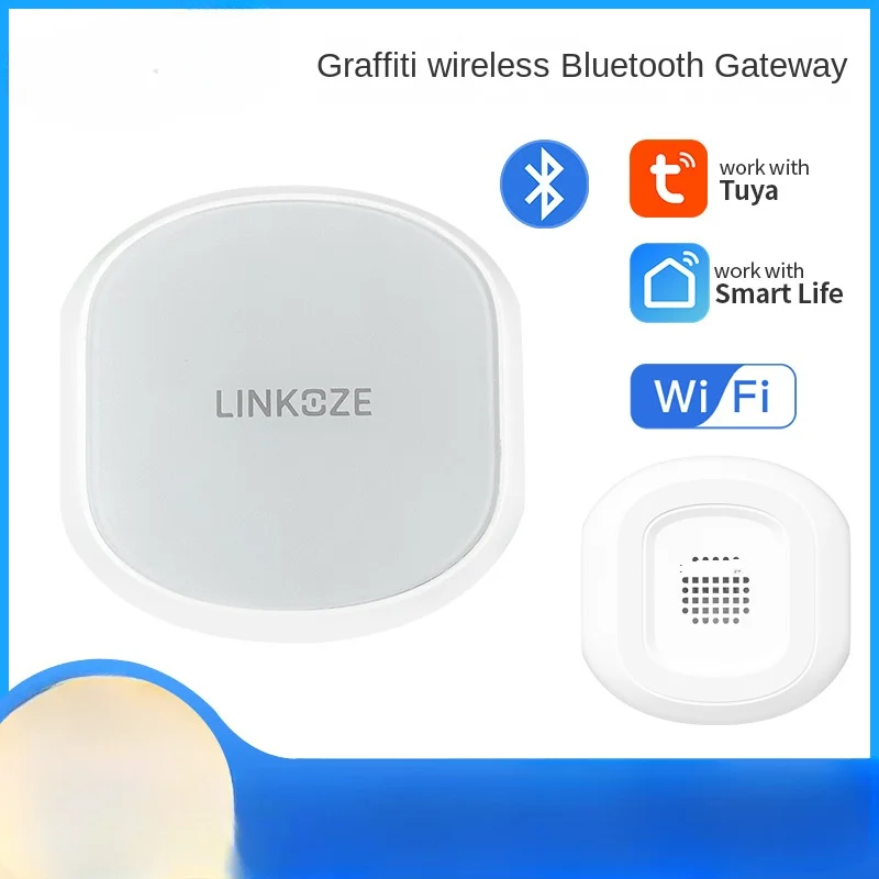 Tuya-Wireless Mini Gateway Bluetooth, Controle Remoto, Casa Inteligente, Wi-Fi