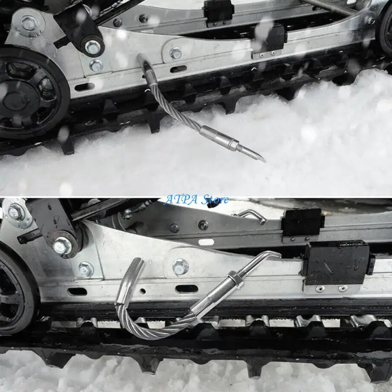 

U13C Stainless Ice Breaking Ice Scratchers Kits for Snowmobile Track Snow Lubricator