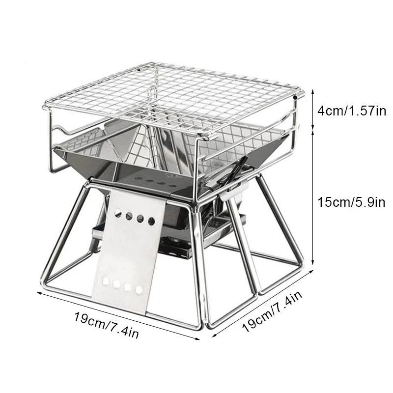 

Factory Sale Outdoor Charcoal Rotisserie BBQ Grill Steel 410 Barbecue Grill Pot Stainless Steel 201 Baking Net Bbq Grill