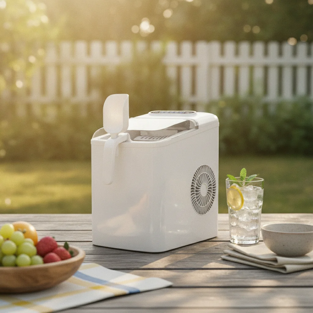 Kitchen Appliances White - Compact Ice Maker Automatic White Kitchen