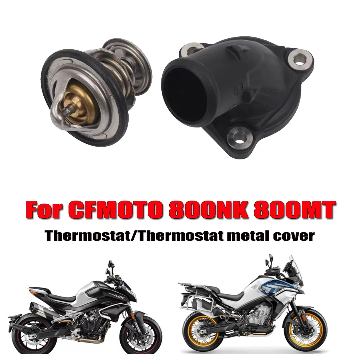 

Motorcycle Accessories Water Thermostat Cover CF800 Thermostat Connector Temperature Regulator Fit For CFMOTO 800NK 800MT