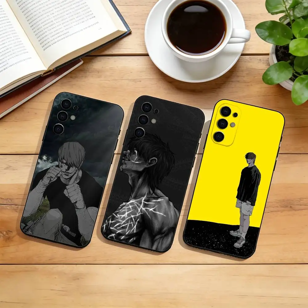 

Fight Class 3 Jim Ji Tae Phone Case Black Silicone Soft For Samsung S25,S24,S21,S22,S23,S30,Ultra,S20,Plus,Fe,Lite