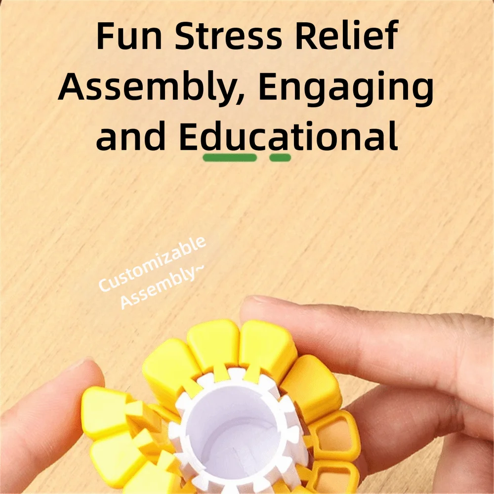 Schlüsselanhänger Mais-Puzzle DIY Kreatives Mais-Block-Handspielzeug Mini Entspannungs-Gehirntrainer Vielseitiges Intellektuelles Bausteinspielzeug – Detail 4