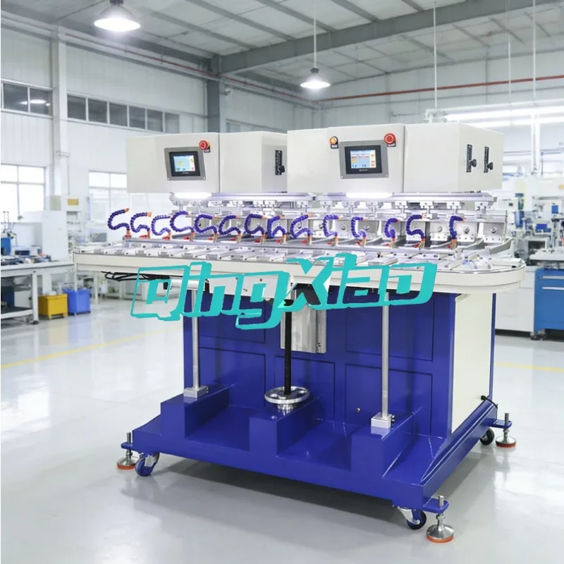 14-Color Turntable Oil Basin Pad Printing Machine High Precision PLC Pad Printing Machine for Toy Gift Shell Source Manufacturer