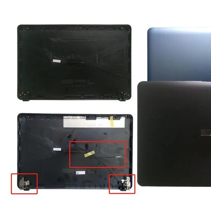 

New For ASUS X541 R541 X540 R540 A540 D541 X541U X541UA X541UV X541S X541SC X541SC X541SA LCD Top Back Cover Case/LCD Hinges L R