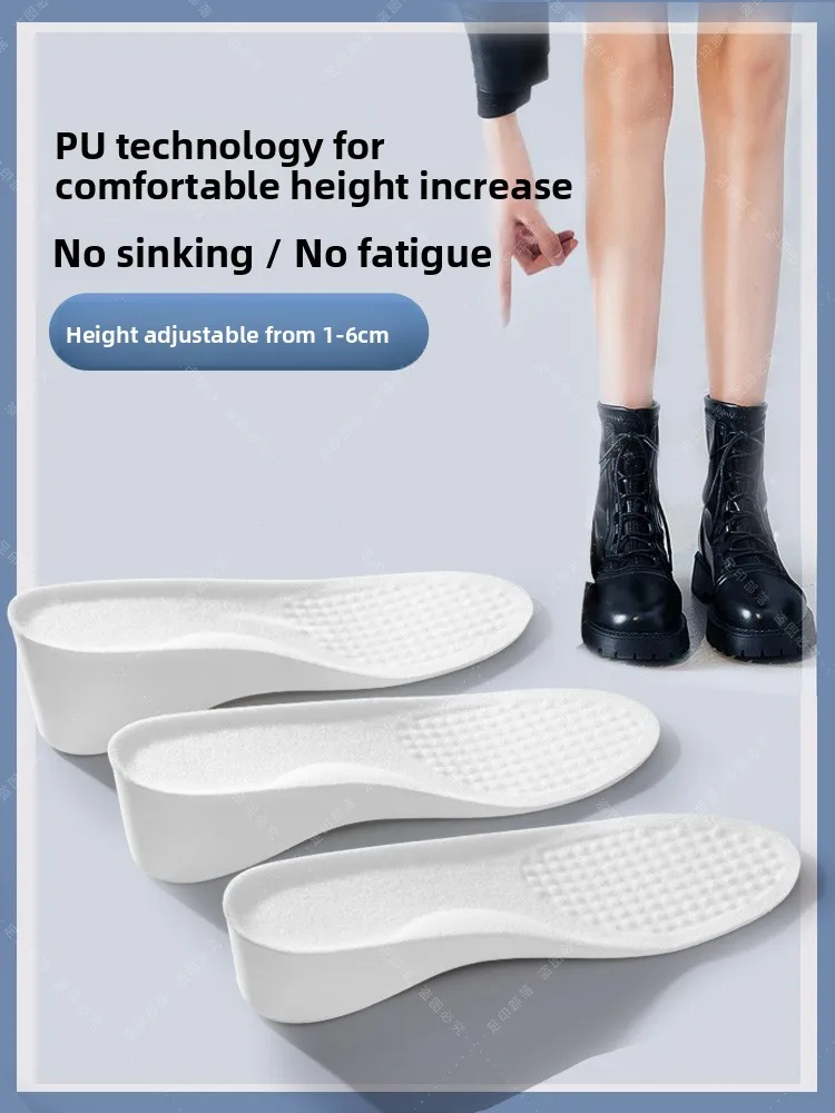 Plantillas Elevadoras Invisibles para Zapatos, Cómodas y Antideslizantes para Hombre y Mujer, Alzas de Talón de 2cm, 5cm, 6cm...