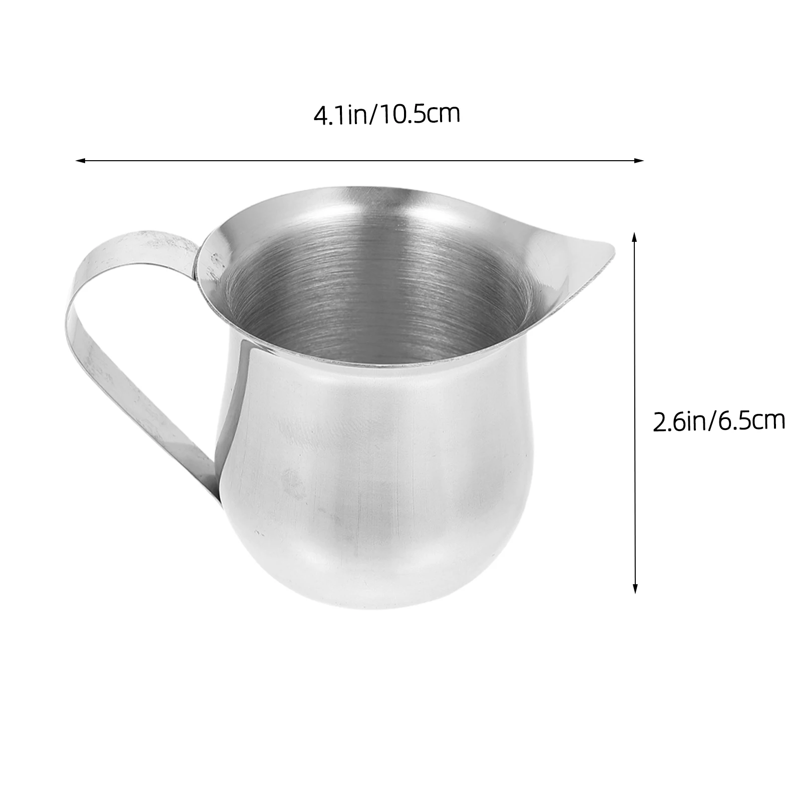 

3Pcs Stainless Steel Milk Frother Cup Portable Milk Jug for Latte Art Coffee Bar Accessories Coffee Bar Accessories