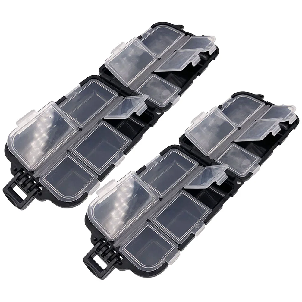 

2pcs Waterproof Bait Box Large Capacity Fishing Accessories Storage PVC Tackle Container Portable Organizer Hook Holder Bait