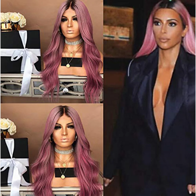 

European and American Style Wig Middle Part Full Head Long Curly Hair High Temperature Fiber Ancient Costume Wigs Factory