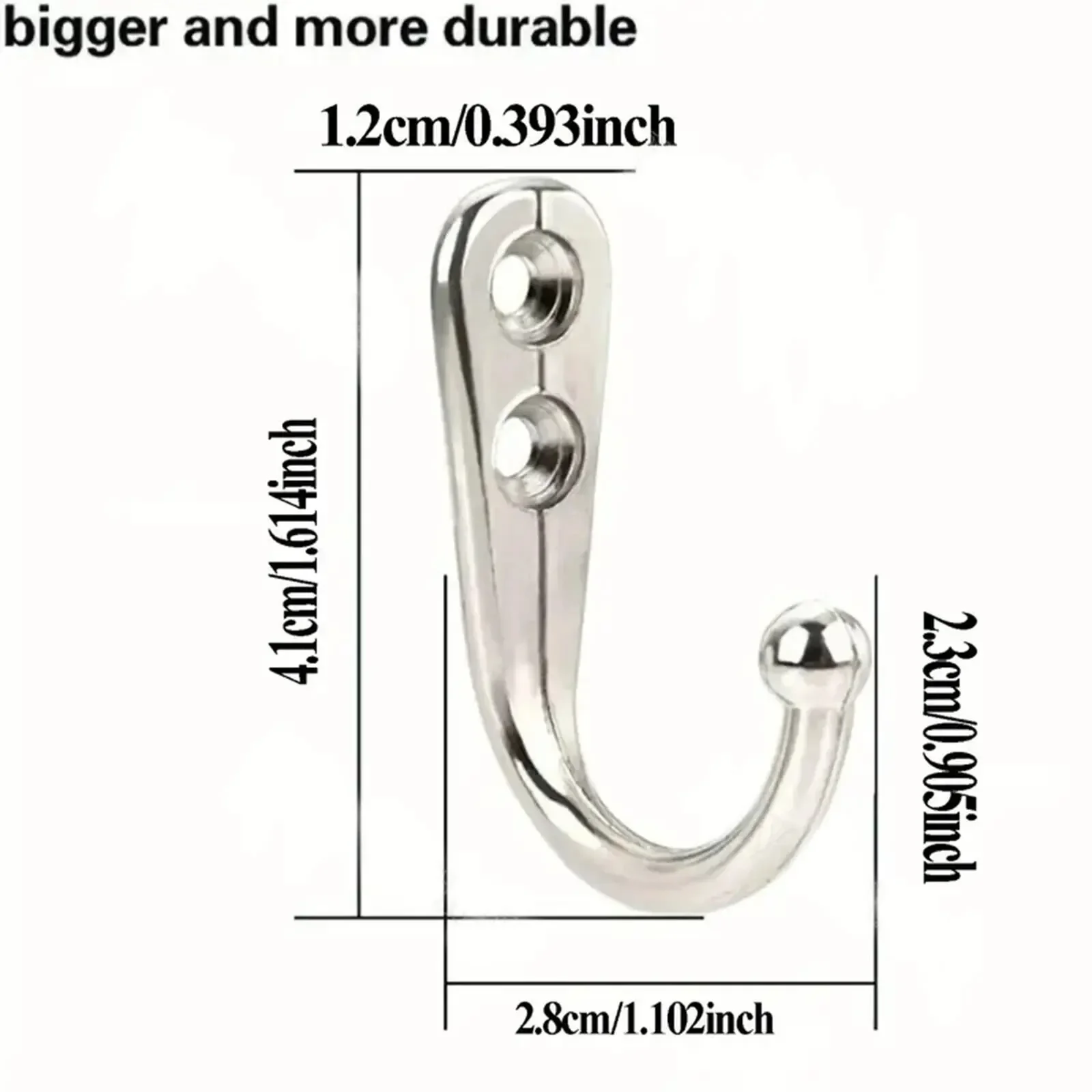 10Pcs Retro Wall Hooks Hangers Door Wall Mounted Coat with Screws Suction Heavy Load Rack for Kitchen Bathroom Accessories