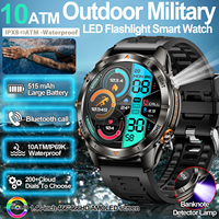 2025 New For Xiaomi Military Smart Watch Men 10ATM Waterproof Outdoor Sports Fitness Tracker Health Monitor BT Call Smart Watch