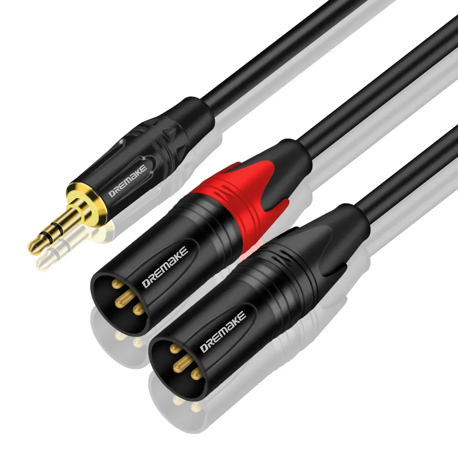 Adaptateur Audio femelle de 3.5mm, séparateur en Y, plaqué or, connexion de Microphone, ligne