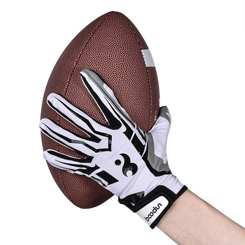 Professional Football Gloves Adult Breathable Anti-slip Soccer Baseball Gloves Youth Full Finger Thickened Adjustable Gloves