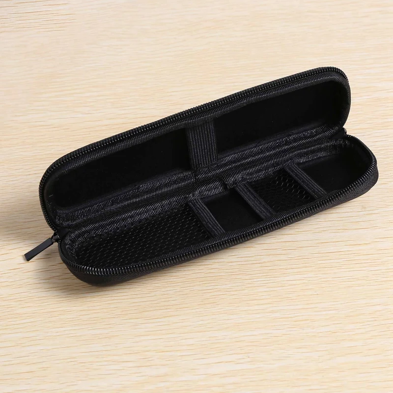 4X Black EVA Hard Shell Stylus Pen Pencil Case Holder Protective Carrying Box Bag Storage Container