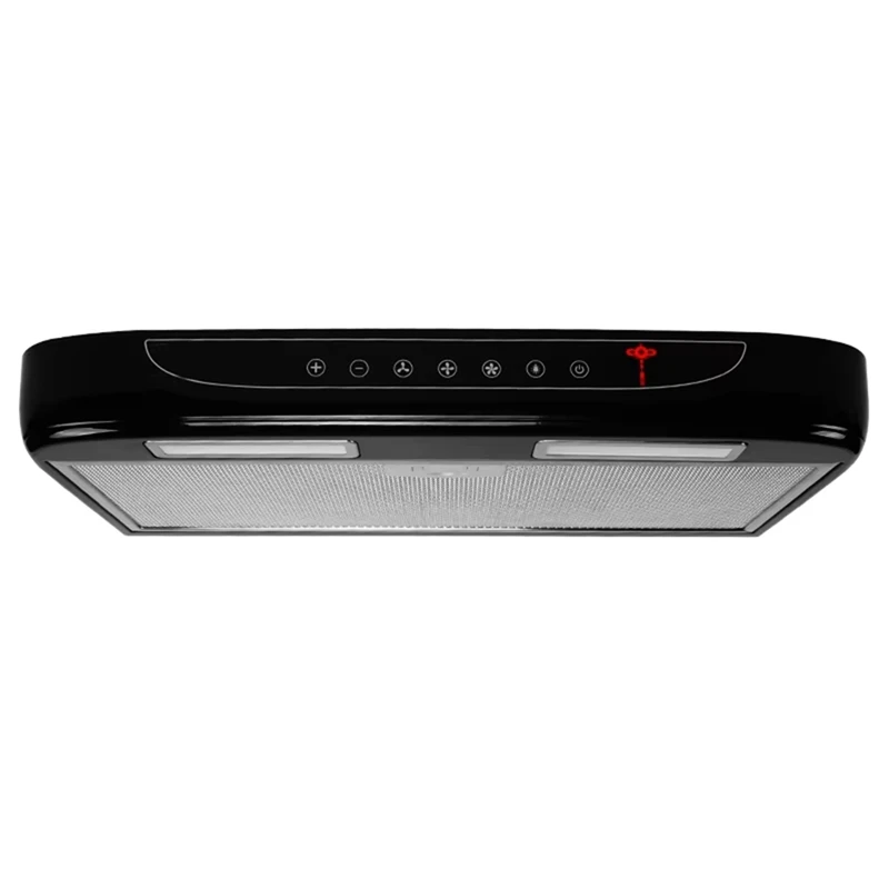 Caravan Range Hood Caravan Accessories Dual LED Light Design Black Super Oil Absorber Suitable For RV Motorhome Camper