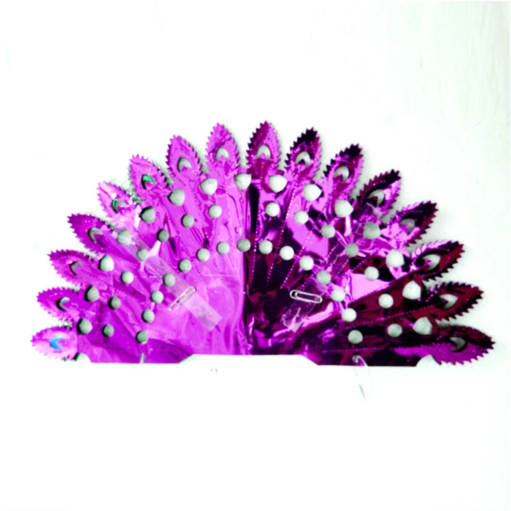 

5Pcs 43x43cm Creative Christmas Garland Ball Decorations Phoenix Tail Colours Party Festival Home Reusable