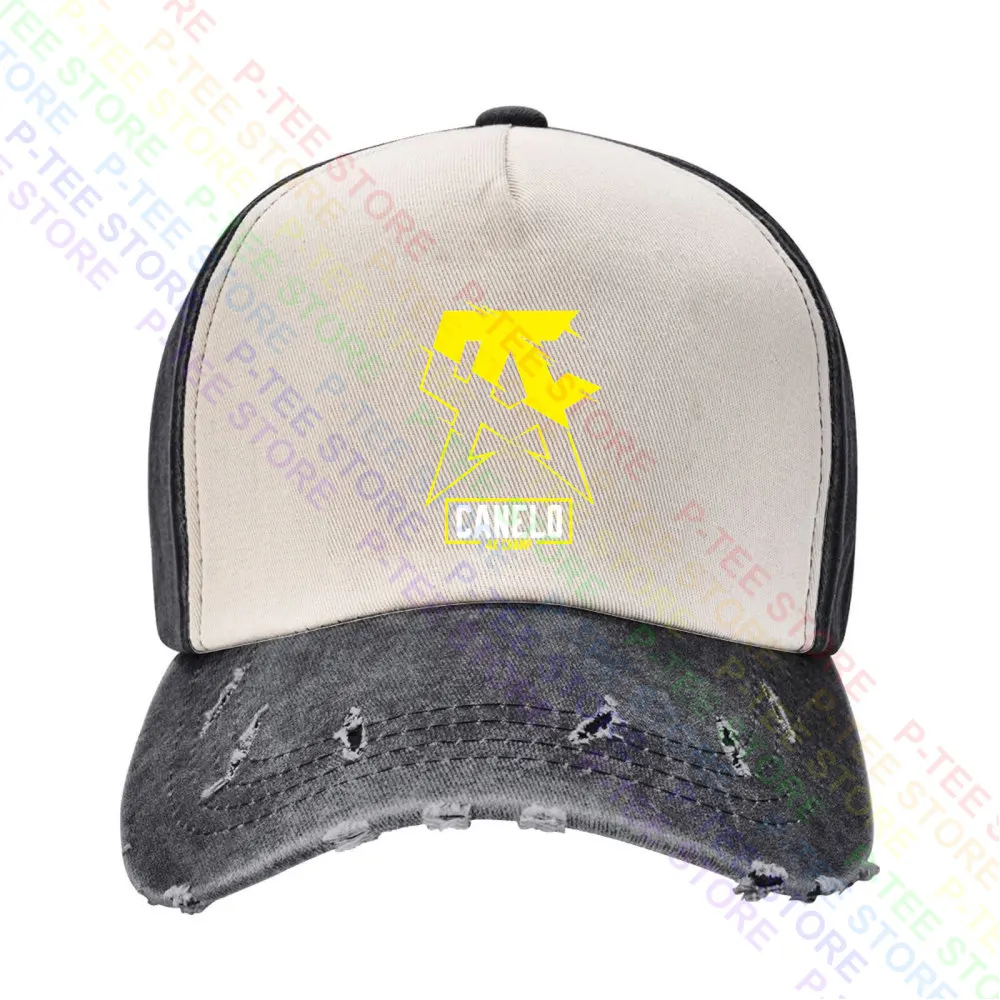 Topi bisbol Canelo Alvarez, topi Snapback rajut, topi ember rajut