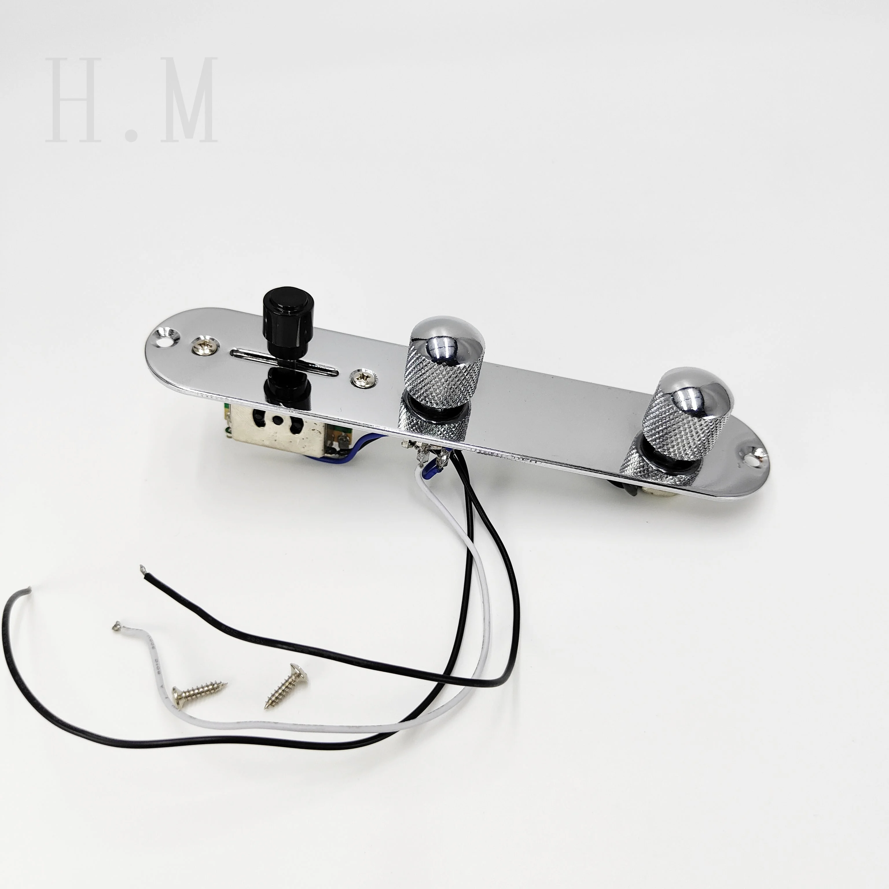 Metallor Tele Prewired Control Plate 3 Way Switch For Tele Telecaster With Guitar Socket Electric Guitar Circuit Board