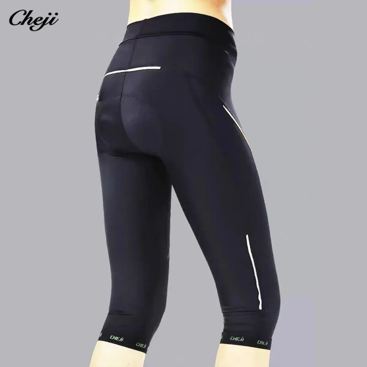 CHEJI Cycling Pants Women Cycling Pants Summer Riding Mountain Bike Trousers Road Bicycle Padded Breathable Bike Long Pants