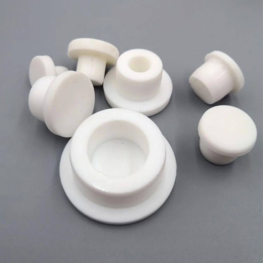 18mm-106mm T Type Plug Cover Snap-On Gasket White Silicone Rubber Seal Hole Plugs Blanking End Caps Waterproof Holes Seal Plugs