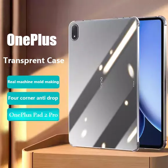 

Transprent TPU Tablet Case for OnePlus Pad 2 Pro 13.2"1+Pad Pro 12.1 Pad 2 12.1inch 11.61 Go 11.36 Shockproof Cover