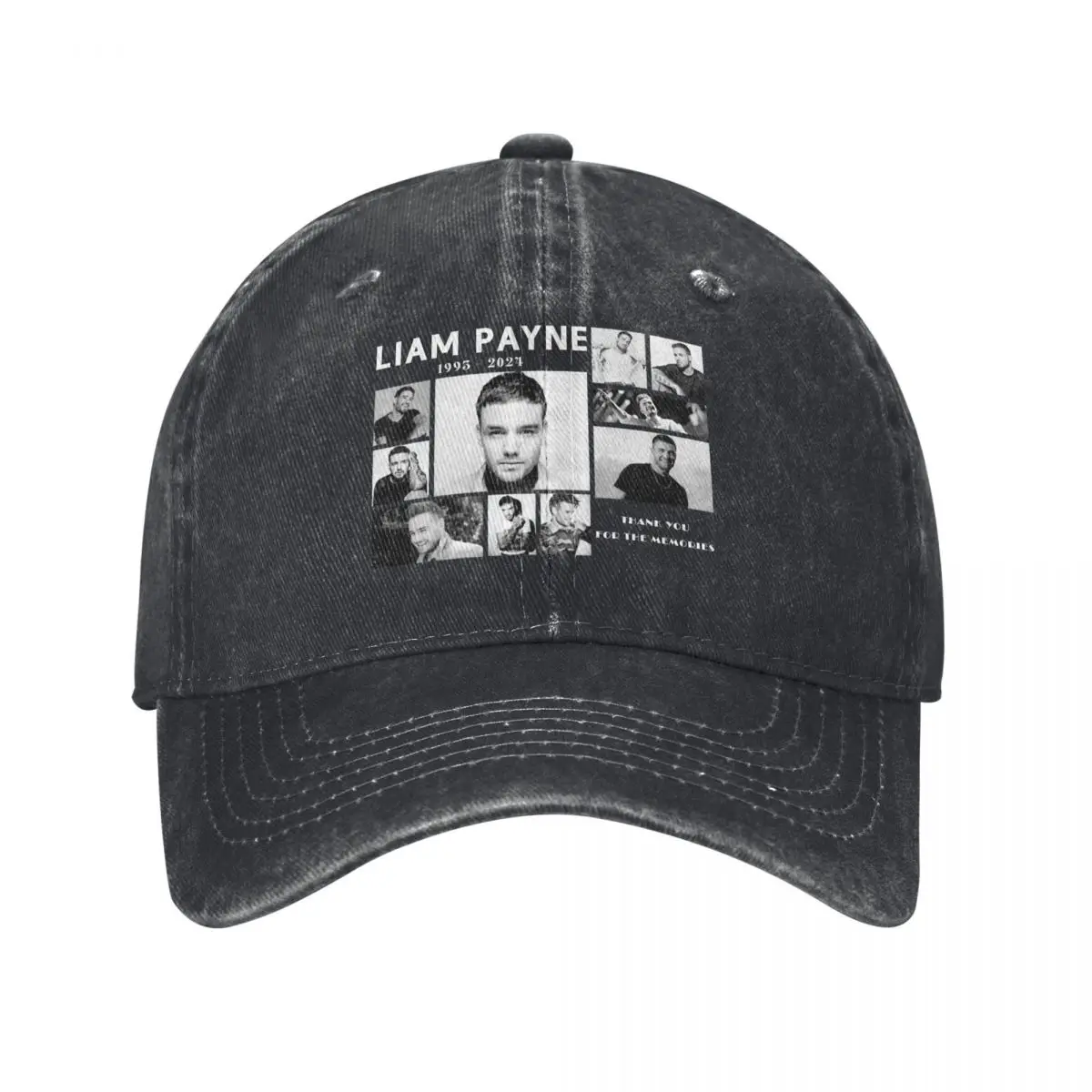 Washed Men's Baseball Cap RIP Liam Payne 2024 Trucker Snapback Caps Dad Hat Liam Payne Golf Hats top fugees Hat official-website