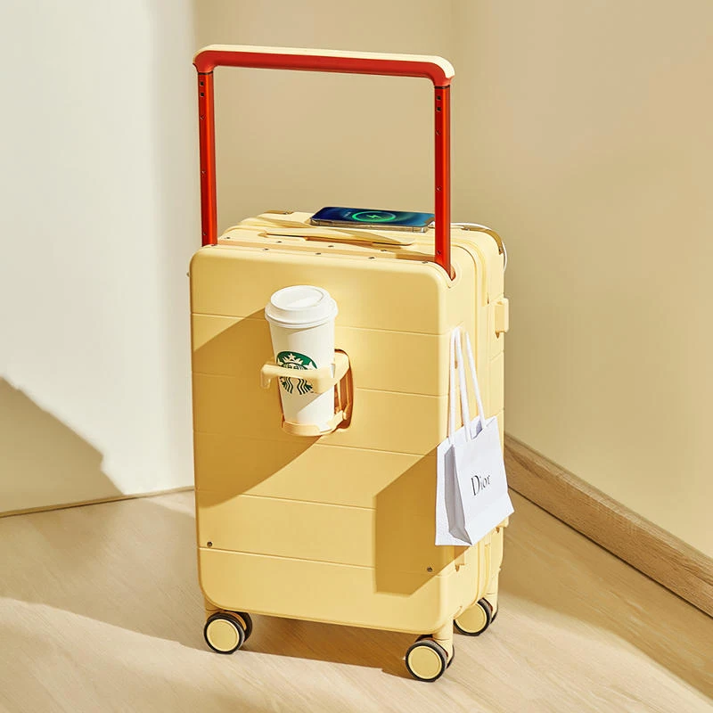 

Wide drawbar luggage female small 20 inches new multi-functional suitcase sub password boarding box travel box male 24