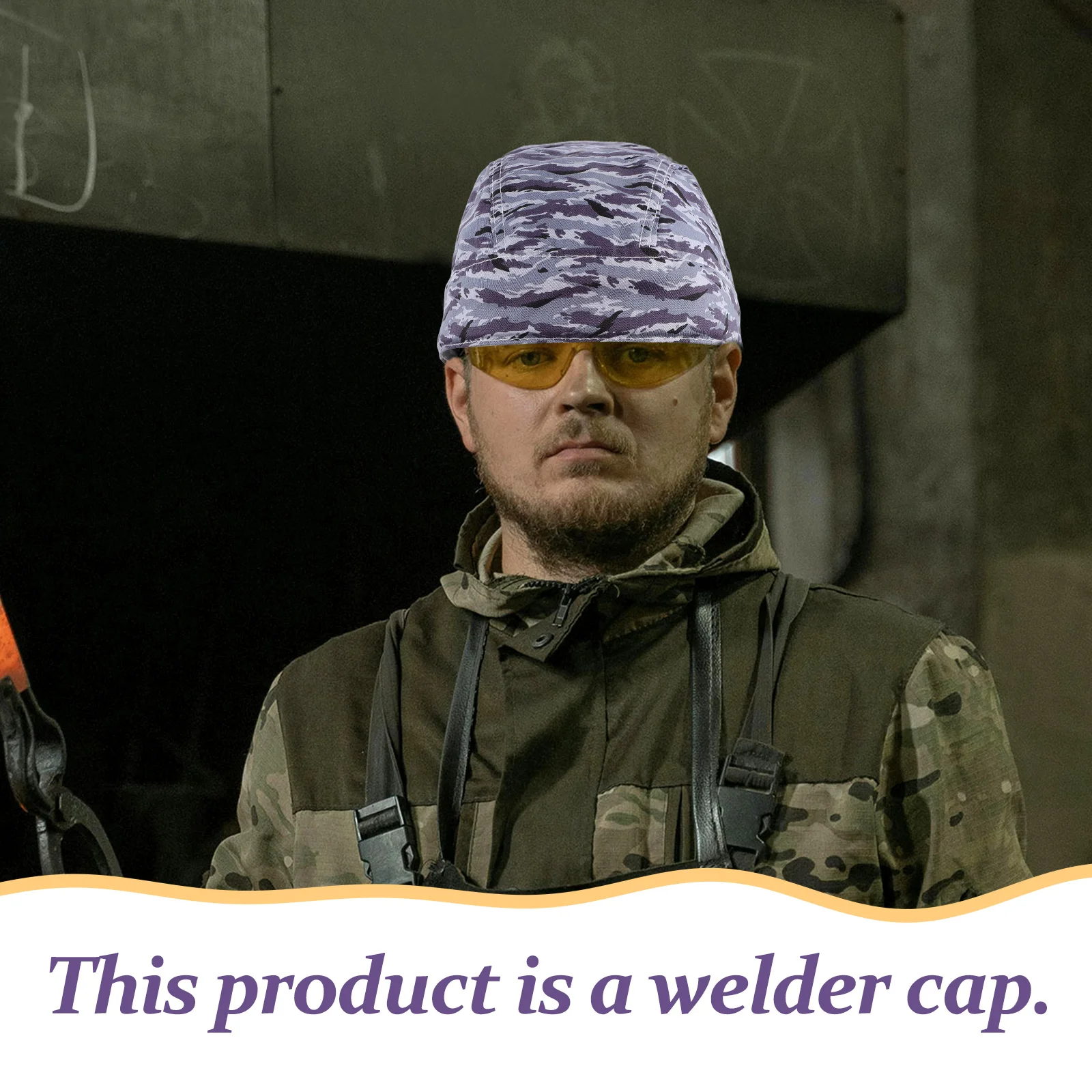 Chapéu de segurança soldagem para homens, Miss Man Welders Cap, Ultravioleta