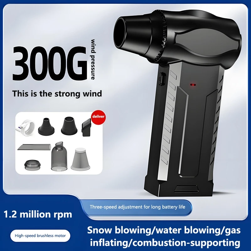 Xiaomi 900000 Rpm Turbo Fan Vacuum Cleaner High-speed Motor Violent Fan Integrated 2-in-1 Blowing Suction Function 2025 New