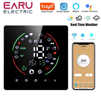 Tuya smart home thermo regulator wifi warm boden thermostat für elektrische heizung temperatur regler gaskessel trv