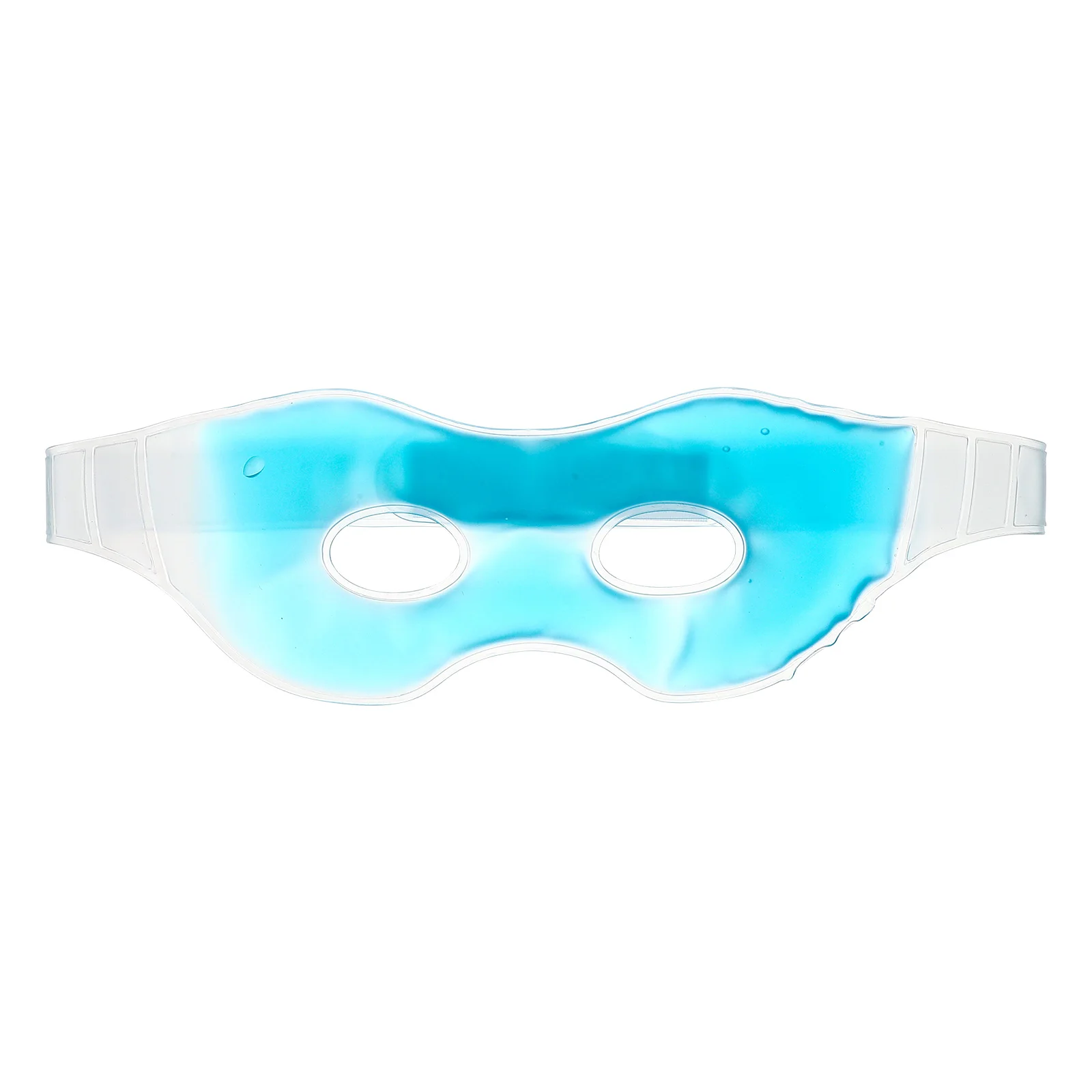 

PVC Hollow Cooling Eye Mask Blue Reusable Gel Ice Patches for Hot Cold Compress Therapy Yoga Travel Napping Insomnia Comfortable