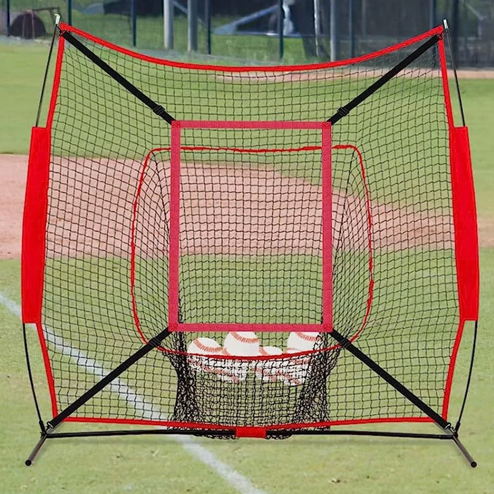 Strike Zone Target Adjustable Baseball Softball Pitching Target Practice Accuracy Training Throwing for Baseball Softball Net