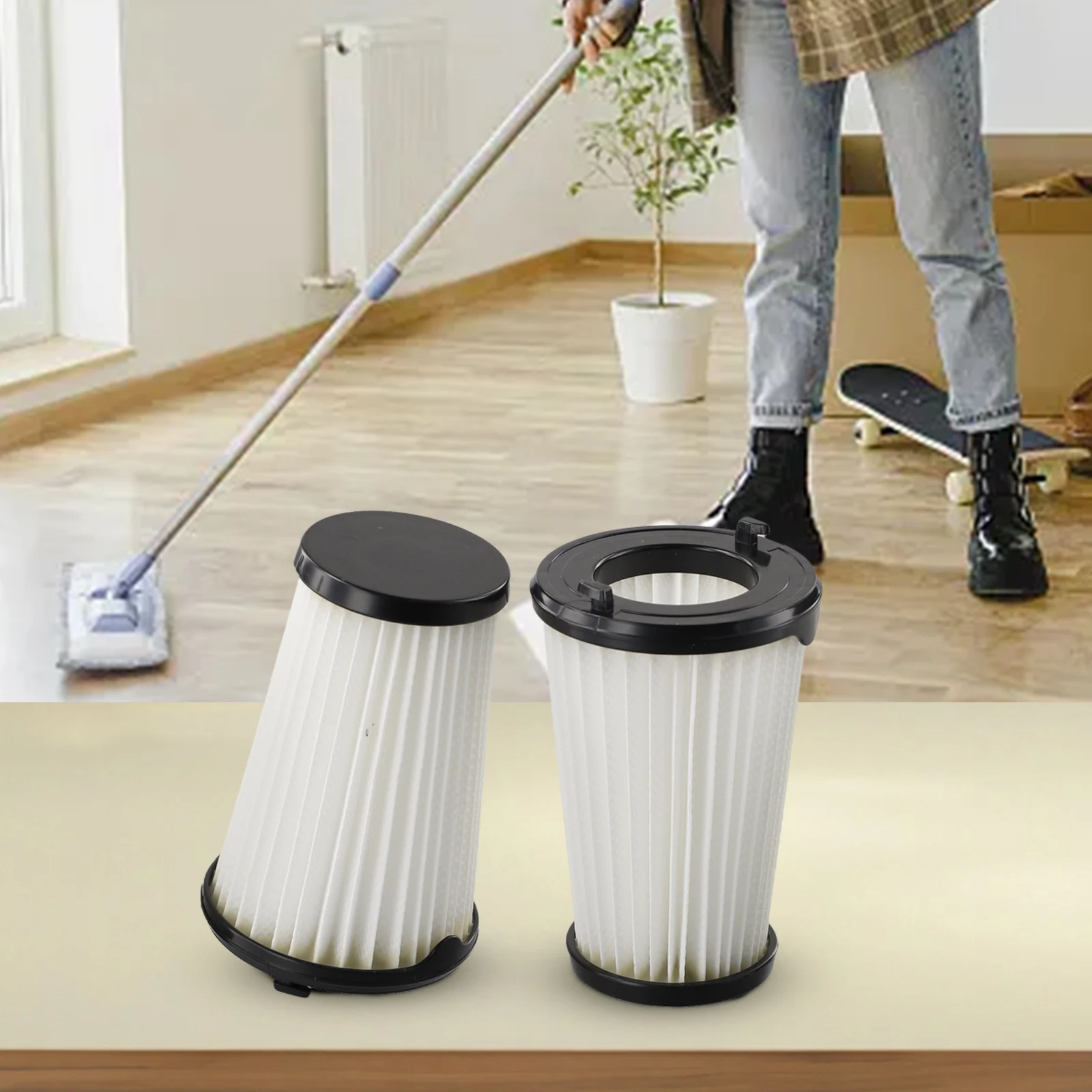 4 Pack Replacement Filters for Electrolux Handheld Vacuums For ZB3411 ZB3414 ZB3414AK Dust and Allergen Reduction