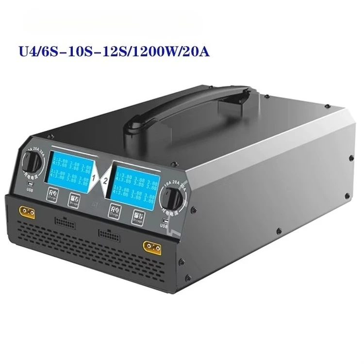 

Gold seller EV-PEAK U4 1600W 25A LiPo LiHv Industry Smart Fast Profesional Charger for 6S 10S 12S Battery Charger