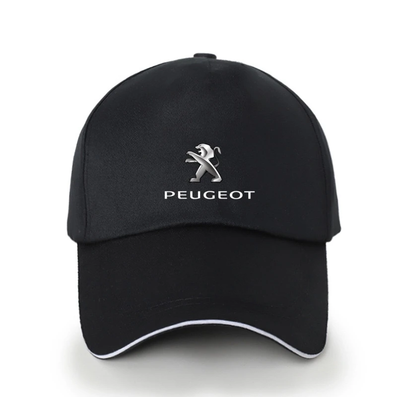 Fashion Women Men Baseball Caps Female Male Sport Cap Sun Hat for Peugeot Logo 108 406 407 408 206 207 208 306 307