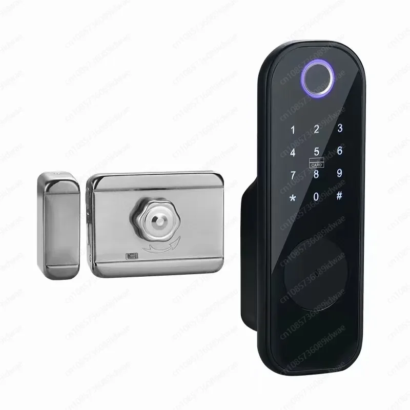 

Double-sided fingerprint graffiti wifi remote control password two-factor authentication anti-theft smart door lock