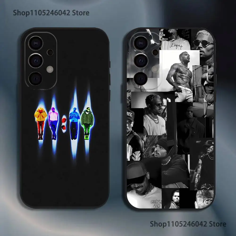 

Rapper C-Chris Brown For Samsung Phone Case S25,S24,S21,S22,S23,S30,Ultra,S20,Plus,Fe,Lite,5G Black Cover
